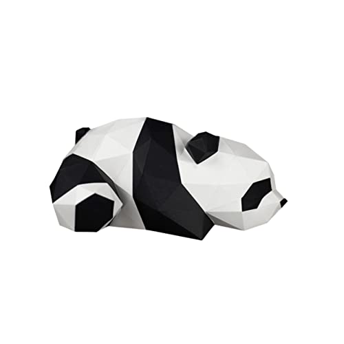 SOIMISS Papiermodell Panda Geometrisches Origami Handgemachte Dekoration Ornament DIY Bastelset ohne Schere für Festival Party Wohnzimmer von SOIMISS