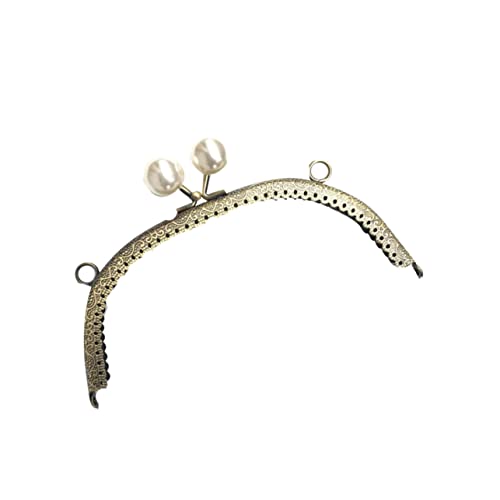 SOIMISS Perlen Gold Geldbörse Verschluss Rahmen Geldbörse Tasche Kette Geldbörse Machen Münzgeldbörse Verschluss Tasche Zubehör Verschluss Schnalle Clutch Rahmen Verschluss Rahmen Perle von SOIMISS