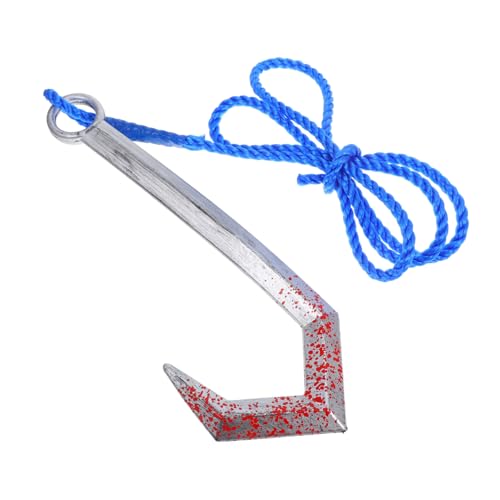 SOIMISS Piratenhaken Kunststoff mit Seil Kinderkostüm Accessoire für Jungen und Mädchen Halloween Fasching Piratenkostüm Rollenspiel Cosplay Prop von SOIMISS