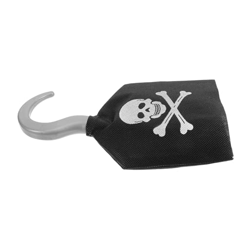 SOIMISS Piratenkostüm Haken Kunststoff Sicher Abgerundete Kanten Robust Langlebig Halloween Verkleidung Piratenzubehör für Jungen Mädchen Rollenspiel von SOIMISS