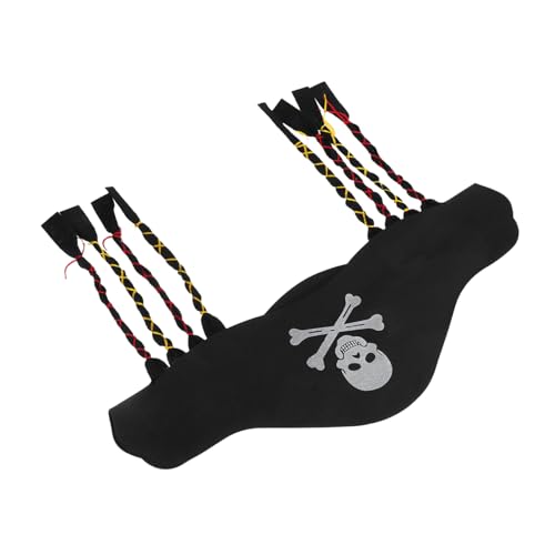 SOIMISS Piratenkostüm Hut mit Zöpfen für Erwachsene und Verstellbarer Halloween Piratenhut Zubehör für Mottopartys Cosplay und Rollenspiele Realistische Piratenbraids von SOIMISS