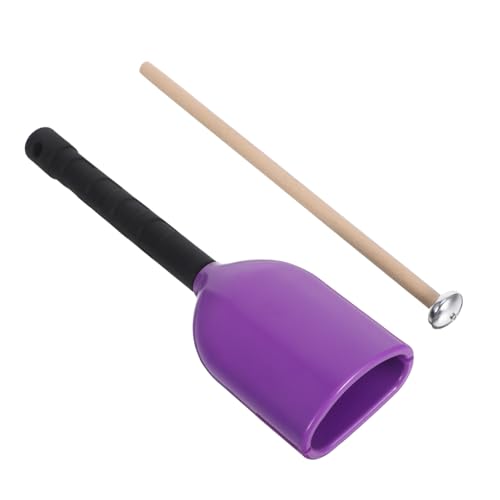 SOIMISS Plastik Kuhglocke mit Langem Griff Leichtes Schlaginstrument für Percussion Bands Komfortabel Handlich für Anfänger und Profis Vielseitig Einsetzbar bei Musik und Events von SOIMISS