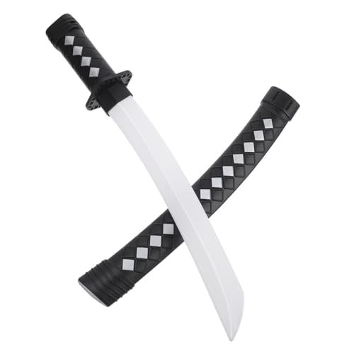 SOIMISS Plastikspielzeug für Sicheres Langlebiges Ninja Kostüm Zubehör Leichtes Tragbares Rollenspiel Accessoire für Fasching und Mottoparty Schwarz von SOIMISS