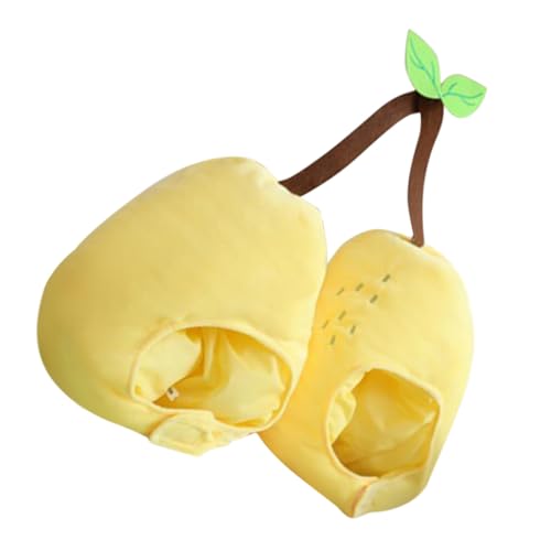 SOIMISS Plüsch Doppelkopf Birnenhut Weiches Kostüm-partyspiel Headgear Für Erwachsene Wiederverwendbar Leicht Halloween Weihnachten Geburtstag von SOIMISS