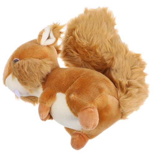 SOIMISS Plüsch Eichhörnchen Kuscheltier mit Großem Weiches Cartoon Stofftier Langlebige Sofa Dekoration Niedliches Zimmer Ornament für Tisch Schlafzimmer von SOIMISS