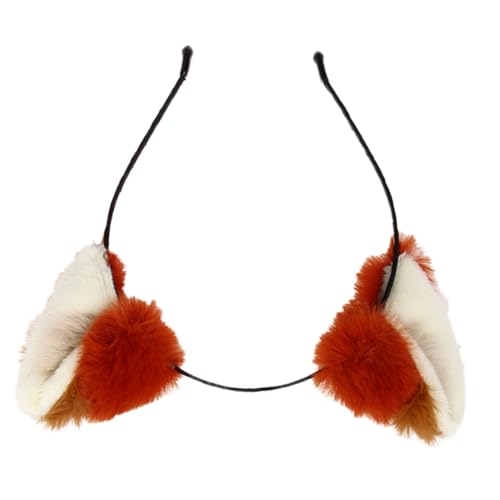 SOIMISS Plüsch Fuchsohren Stirnband Elastisches Ebene Cosplay Haarband für Erwachsene Accessoires für Halloween Fasching Partys und Bühnenauftritte SOIMISS Plüsch Fuchsohren Stirnband Elastisches Ebene Cosplay Haarband für Erwachsene Accessoires für Halloween Fasching Partys und Bühnenauftritte von SOIMISS