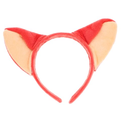 SOIMISS Plüsch Fuchsohren Stirnband Kuscheliges Tierohren Haarband Cosplay Kostümzubehör für Halloween Karneval Party Mädchen Damen von SOIMISS