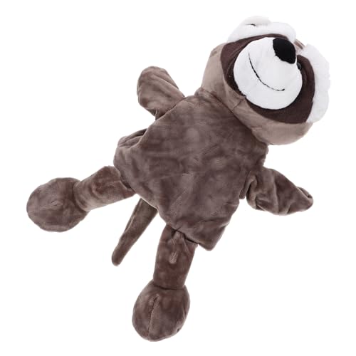 SOIMISS Plüsch Handpuppe Waschbär Tierform Lustige Stofftier Handpuppe Realistische Simulation Interaktives Lernspielzeug für Weiches Kuschelmaterial SOIMISS Plüsch Handpuppe Waschbär Tierform Lustige Stofftier Handpuppe Realistische Simulation Interaktives Lernspielzeug für Weiches Kuschelmaterial von SOIMISS