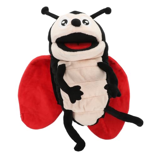SOIMISS Plüsch Marienkäfer Handpuppe aus Interaktive Geschichtenerzähler Requisite für für Kreative Spielmomente von SOIMISS