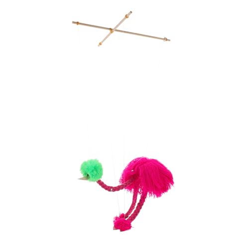 SOIMISS Plüsch Marionettenpuppe Strauß Tierdesign Interaktives Handspielzeug für Fingerfertigkeit Geeignet für Puppentheater und Familienspiel Rosa SOIMISS Plüsch Marionettenpuppe Strauß Tierdesign Interaktives Handspielzeug für Fingerfertigkeit Geeignet für Puppentheater und Familienspiel Rosa von SOIMISS
