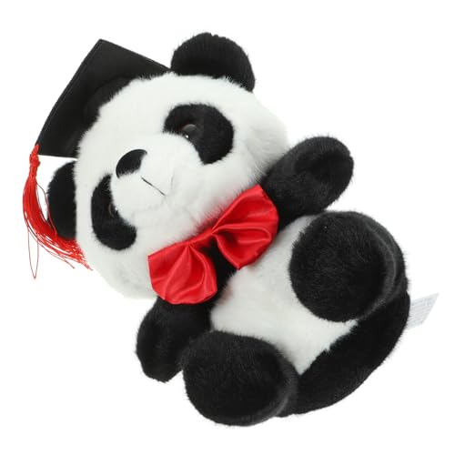SOIMISS Plüsch Panda Stofftier mit Abschlussmütze und Quaste Niedliches Kuscheltier für Graduierungen Perfektes zur des Erfolgs Langlebig und Dekorativ für SOIMISS Plüsch Panda Stofftier mit Abschlussmütze und Quaste Niedliches Kuscheltier für Graduierungen Perfektes zur des Erfolgs Langlebig und Dekorativ für von SOIMISS