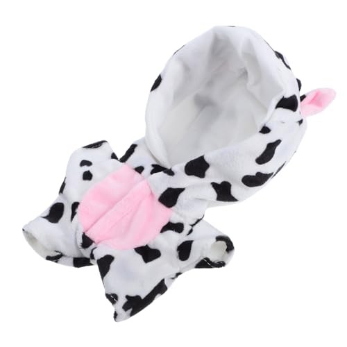 SOIMISS Plüsch Puppen Jumpsuit Kuschelige Kuh Overall Puppenkleidung Weiche Schlafanzug Puppe Outfit Einfach An Ausziehbar Für Puppen von SOIMISS