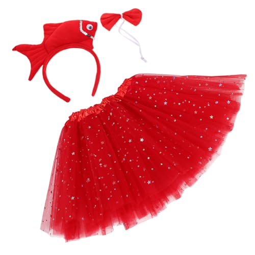 SOIMISS Plüsch Tier Kostüm mit Haarreif Fliege und Tutu für Halloween Partys und Rollenspiele für Mädchen und von SOIMISS