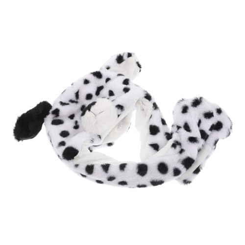 SOIMISS Plüsch Tiermütze mit Beweglichen Ohren Weiche Warme Beanie für Damen und Mädchen für Cosplay Karneval und Kalte Tage mit Lustigem Cartoon Design von SOIMISS