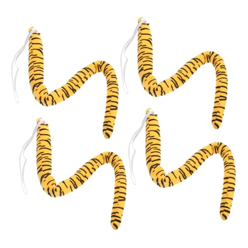 SOIMISS Plüsch Tiger Teiliges Tierkostüm Zubehör für Halloween Karneval Bühnenauftritte Realistische Animal Cosplay für Kostümparty SOIMISS Plüsch Tiger Teiliges Tierkostüm Zubehör für Halloween Karneval Bühnenauftritte Realistische Animal Cosplay für Kostümparty von SOIMISS
