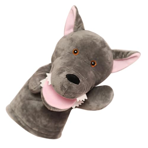 SOIMISS Plüsch Wolf Handpuppe Graues Kuscheltier Tierisches Puppentheater für Interaktives Rollenspiel und Eltern Junge Mädchen Kommunikation Geeignet SOIMISS Plüsch Wolf Handpuppe Graues Kuscheltier Tierisches Puppentheater für Interaktives Rollenspiel und Eltern Junge Mädchen Kommunikation Geeignet von SOIMISS