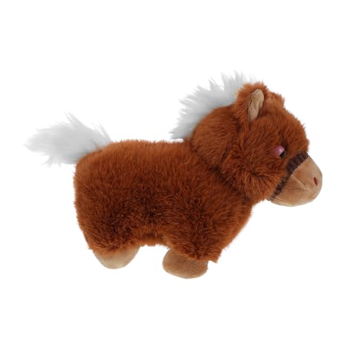 SOIMISS Plüschpferd Weiches Stofftier Braunes Pferd Kuscheltier Chinesisches Neujahrs Maskottchen Jahr des Pferdes Erwachsene Wohn Bürodekoration SOIMISS Plüschpferd Weiches Stofftier Braunes Pferd Kuscheltier Chinesisches Neujahrs Maskottchen Jahr des Pferdes Erwachsene Wohn Bürodekoration von SOIMISS