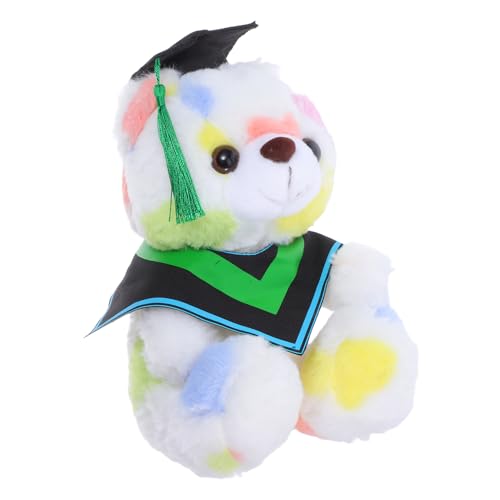 SOIMISS Puppe Für Die Abschlusssaison Grad-plüschtier Abschluss Plüschtier Für Absolventen Weiche Stoffbären Abschluss Stofftier Bär Abschluss Tragen Dark Green Pp Baumwolle von SOIMISS