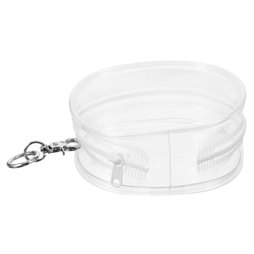 SOIMISS Puppenausflugstasche groß Lagerung transparent Fächer Organizer -Tasche Dein Puppenorganisator klare Puppentasche Aufbewahrung für Babypuppen Puppenbeutel Puppenträger Plastik Weiß von SOIMISS