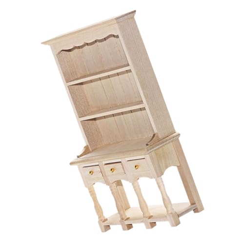 SOIMISS Puppenhaus Aufbewahrungsschrank mit Holz Miniaturmöbel für Wohnzimmer Schlafzimmer und Kreative Dekoration von SOIMISS