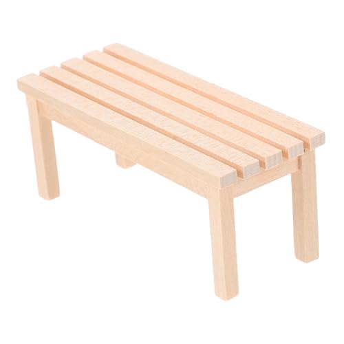 SOIMISS Puppenhaus-Bankmodell große Puppenhausmöbel Mini für kinderspielzeug spielzeuge für Werkzeug Mikrolandschaftsmodelle Holzbankverzierung hölzern Beige SOIMISS Puppenhaus-Bankmodell große Puppenhausmöbel Mini für kinderspielzeug spielzeuge für Werkzeug Mikrolandschaftsmodelle Holzbankverzierung hölzern Beige von SOIMISS