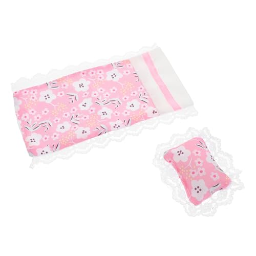 SOIMISS Puppenhaus Bettwäsche Set mit Bettlaken Kissen und Decke für Puppen Doppelstockbett Design Langlebige Materialien Zubehör für Puppenstuben und Schlafzimmerdekoration SOIMISS Puppenhaus Bettwäsche Set mit Bettlaken Kissen und Decke für Puppen Doppelstockbett Design Langlebige Materialien Zubehör für Puppenstuben und Schlafzimmerdekoration von SOIMISS