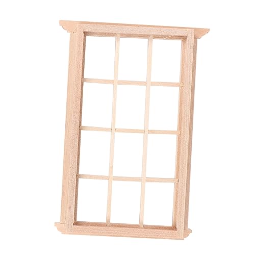 SOIMISS Puppenhaus Fensterrahmen mit Fach Gitter Kleines Hängendes Holzornament Stabile Miniaturdekoration für DIY Puppenmöbel Langlebiges Modell für Puppenhaus Zubehör SOIMISS Puppenhaus Fensterrahmen mit Fach Gitter Kleines Hängendes Holzornament Stabile Miniaturdekoration für DIY Puppenmöbel Langlebiges Modell für Puppenhaus Zubehör von SOIMISS