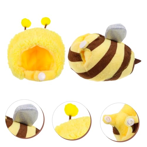SOIMISS Puppenkleidung Bienenkostüm mit Bienenmütze Austauschbare Süße Baumwollkleidung für Dekorative Puppen Wiederverwendbar Farbenfroh Geschenkidee für Mädchen von SOIMISS