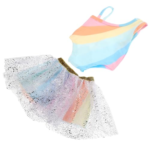 SOIMISS Puppenkleidung mit Regenbogen Badeanzug und Kleid Modeaccessoires für Jahre und Älter für Kreatives Spiel und Eltern Junge Mädchen Interaktion SOIMISS Puppenkleidung mit Regenbogen Badeanzug und Kleid Modeaccessoires für Jahre und Älter für Kreatives Spiel und Eltern Junge Mädchen Interaktion von SOIMISS