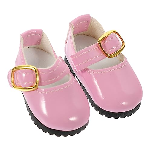 SOIMISS Puppenschuhe aus Leder für Mädchen Mini Bjd Schuhe Rosa für Dress Up und Puppenzubehör Passend für Stoffpuppen SOIMISS Puppenschuhe aus Leder für Mädchen Mini Bjd Schuhe Rosa für Dress Up und Puppenzubehör Passend für Stoffpuppen von SOIMISS