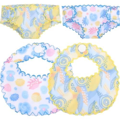 SOIMISS Puppenunterwäsche mit Elastischen Windeln und Babytuch Verstellbare Leichtes DIY Puppenzubehör für Niedliche Puppenpanties und Praktische Puppenkleidung von SOIMISS