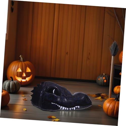 SOIMISS Quirliger Alligator Halloween Cosplay Hut Tierkopf Reptilienmütze Lustige Partyaccessoire Vielseitig Wiederverwendbar Kreatives Kostüm für Karneval Festival von SOIMISS