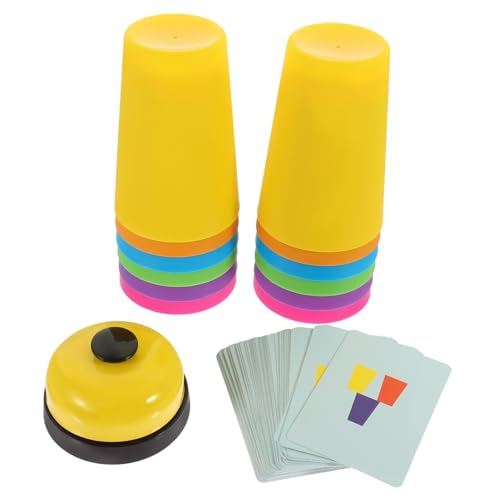 SOIMISS Reaktionsschnelles Becherspiel Buntes Stapelspielzeug für Motoriktraining Eltern Junge Mädchen Spiel der Hand Auge koordination und Reaktionsfähigkeit SOIMISS Reaktionsschnelles Becherspiel Buntes Stapelspielzeug für Motoriktraining Eltern Junge Mädchen Spiel der Hand Auge koordination und Reaktionsfähigkeit von SOIMISS