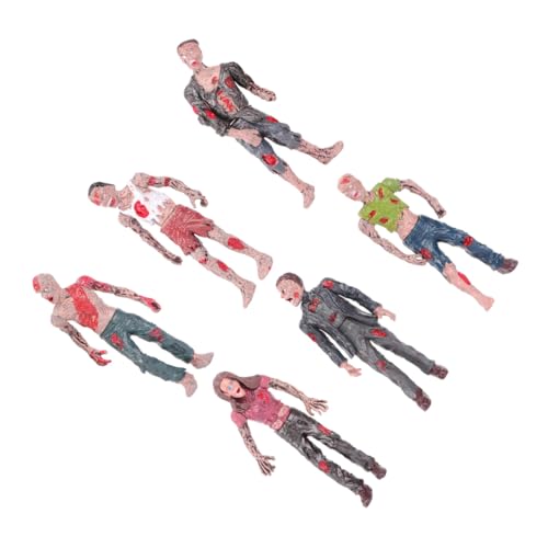 SOIMISS Realistische Bewegliche Zombie actionfigur aus Kunststoff Detailgetreues Horror dekorationsspielzeug für Halloween Partys und Gruselige Wohnraumgestaltung von SOIMISS