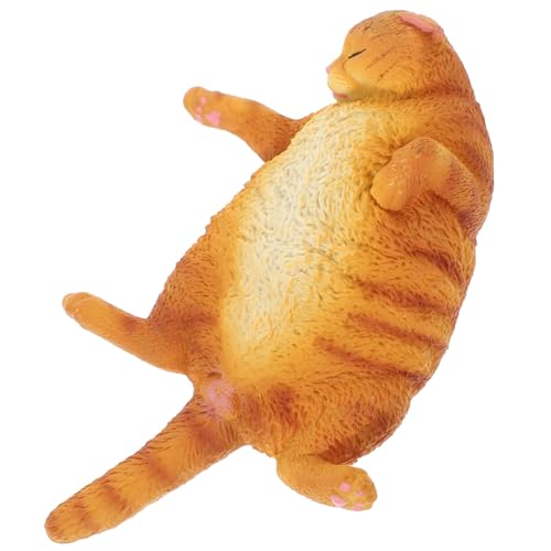 SOIMISS Realistische Kleine Schlafkatze Figur Detailgetreues Kunststoffmodell Lebensechte Katzenfigur Deko für Innen Außen als Katzen Dekofigur und Sammlerstück SOIMISS Realistische Kleine Schlafkatze Figur Detailgetreues Kunststoffmodell Lebensechte Katzenfigur Deko für Innen Außen als Katzen Dekofigur und Sammlerstück von SOIMISS