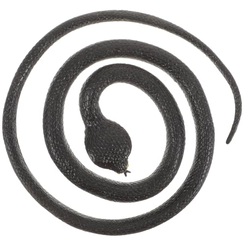 SOIMISS Realistische Schwarze Figur Garten Deko Simulation Schlange Modell für Streiche und Tierkunde Spielerisch Lebensecht Flexibel SOIMISS Realistische Schwarze Figur Garten Deko Simulation Schlange Modell für Streiche und Tierkunde Spielerisch Lebensecht Flexibel von SOIMISS