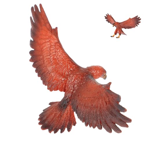 SOIMISS Realistisches Adlermodell aus Kunststoff Kleines Tierornament Pädagogisches Lernspielzeug für Lebensechte Simulation für Zimmerdekoration und Naturerkennung von SOIMISS