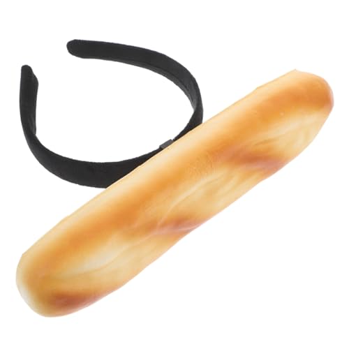 SOIMISS Realistisches Baguette Haarband für Frauen und Mädchen Leichtes Food Hair Hoop mit Realistischem Design für Party Cosplay Spa Make Up Live Streaming und Festliche Dekorationen von SOIMISS