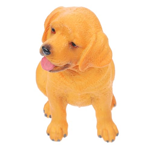 SOIMISS Realistisches Kleines Labrador Welpenmodell aus Kunststoff Detailgetreues Haustier Dekorative Miniatur für Sammler und Wohnraumgestaltung von SOIMISS