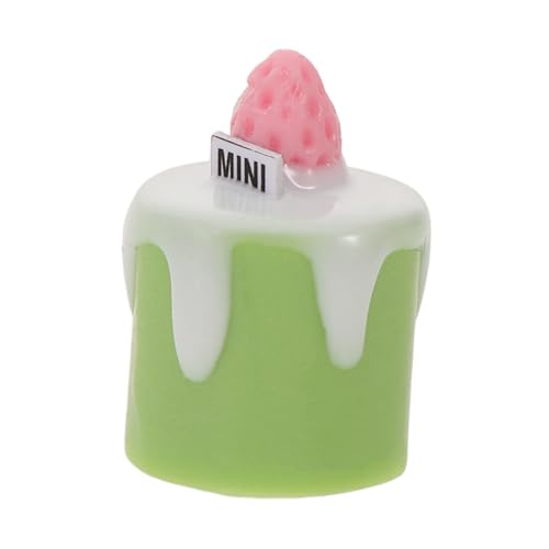 SOIMISS Realistisches Miniatur Kuchenmodell Langlebigem Resin Detailgetreue Matcha Dessert Deko für Puppenhaus als Künstliche Tortendekoration und Fotorequisite für Bäckerei und Teeraum von SOIMISS