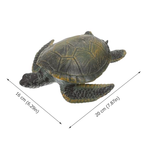 SOIMISS Realistisches Schildkrötenmodell aus Robustem Kunststoff Pädagogisches Tierspielzeug für Detailgetreue Dekoration für Schreibtisch Naturgetreue Pose für und Spielzwecke von SOIMISS