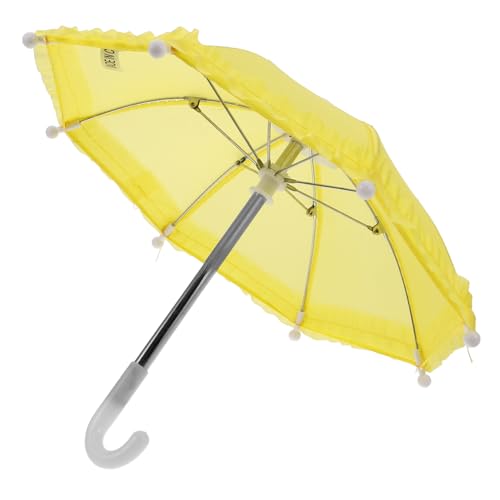 SOIMISS Regenschirm für Puppen Gelbe Puppenzubehör für Puppen Süßes und Fotorequisiten Stilvolles Accessoire für Kreative Spielstunden SOIMISS Regenschirm für Puppen Gelbe Puppenzubehör für Puppen Süßes und Fotorequisiten Stilvolles Accessoire für Kreative Spielstunden von SOIMISS