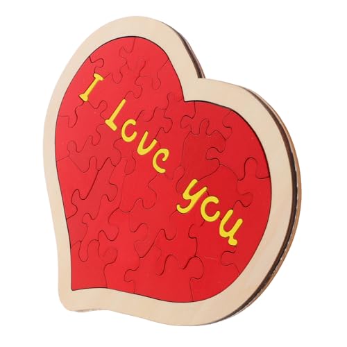 SOIMISS Rotes Herz Puzzle aus Holz Einzigartiges Valentinstagsgeschenk Kreative Hochzeitsdekoration Love You Jigsaw für Anlässe Wie Jahrestage und Partys Großes Design für Erwachsene SOIMISS Rotes Herz Puzzle aus Holz Einzigartiges Valentinstagsgeschenk Kreative Hochzeitsdekoration Love You Jigsaw für Anlässe Wie Jahrestage und Partys Großes Design für Erwachsene von SOIMISS