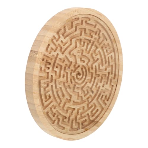 SOIMISS Rundes Holz Labyrinthspiel für Marmorbewegung Tragbares Balance Training Pädagogisches Holz Maze zur Motorischer Fähigkeiten und Räumlichen Denkens SOIMISS Rundes Holz Labyrinthspiel für Marmorbewegung Tragbares Balance Training Pädagogisches Holz Maze zur Motorischer Fähigkeiten und Räumlichen Denkens von SOIMISS