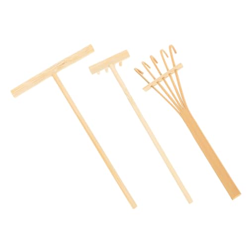 SOIMISS Sandrechen aus Bambus Teilig mit und Krallen Glatte Oberfläche Gartenwerkzeug für Zen Sandtablett Tischdekoration und DIY von SOIMISS