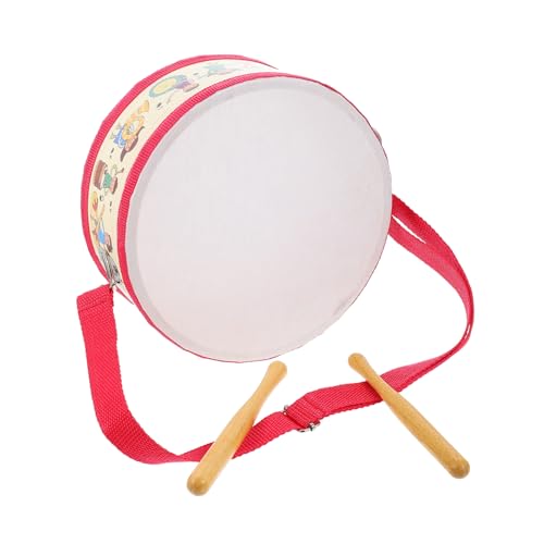 SOIMISS Schlagzeug Trommel Doppelseitiges Percussion Instrument Tragbare Handtrommel für Junge Mädchen und Kleinkinder Musikalisches Lernspielzeug Hörvermögen und Koordination SOIMISS Schlagzeug Trommel Doppelseitiges Percussion Instrument Tragbare Handtrommel für Junge Mädchen und Kleinkinder Musikalisches Lernspielzeug Hörvermögen und Koordination von SOIMISS