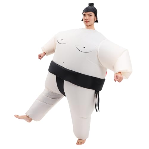SOIMISS Schwarze Sumo-Wrestling-Requisiten Außendekoration Halloweenkostüm Kostüme für lustige verkleidung aufgeblasenes Kostüm Aufblasbares Kostüm für Erwachsene, lustig Polyester von SOIMISS