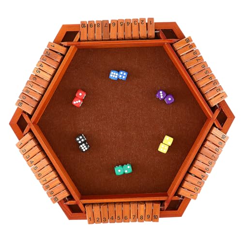 SOIMISS Shut The Box Spiel aus Holz Tisch Mathe Brettspiel für Spieler Partyspiel für Familie und Freunde Leicht Verständlich und Langlebig als für SOIMISS Shut The Box Spiel aus Holz Tisch Mathe Brettspiel für Spieler Partyspiel für Familie und Freunde Leicht Verständlich und Langlebig als für von SOIMISS