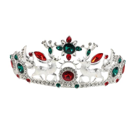 SOIMISS Silberne Weihnachts-haarreif mit Funkelnden Strass-schneeflocken und Kreativem Rentierdesign Prinzessin Brautkrone für Hochzeit Geburtstag Halloween und Festliche Partys SOIMISS Silberne Weihnachts-haarreif mit Funkelnden Strass-schneeflocken und Kreativem Rentierdesign Prinzessin Brautkrone für Hochzeit Geburtstag Halloween und Festliche Partys von SOIMISS