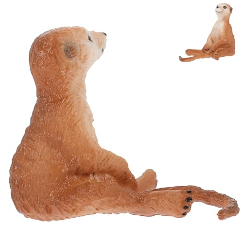 SOIMISS Simulation Meerkat Modell Kunststoff Figurine Lernspielzeug für Kognitiven Fähigkeiten und Tierwissen für Schlafzimmer und Gartendekoration von SOIMISS